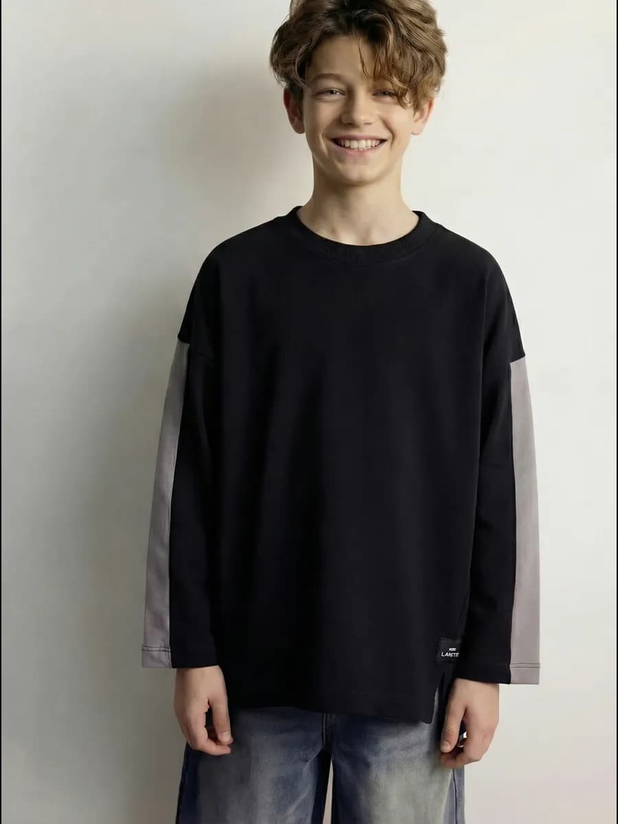 Лонгслив кофта оверсайз детская