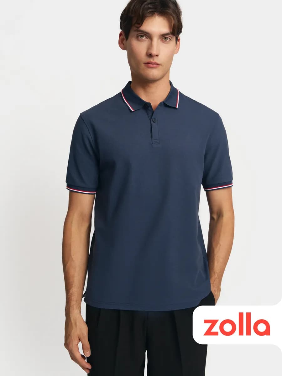 Мужская футболка поло короткий рукав