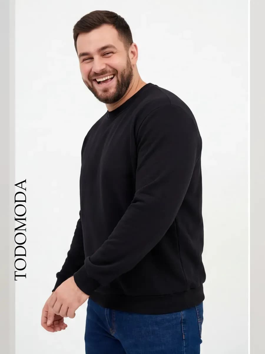 Свитшот мужской больших размеров без начеса