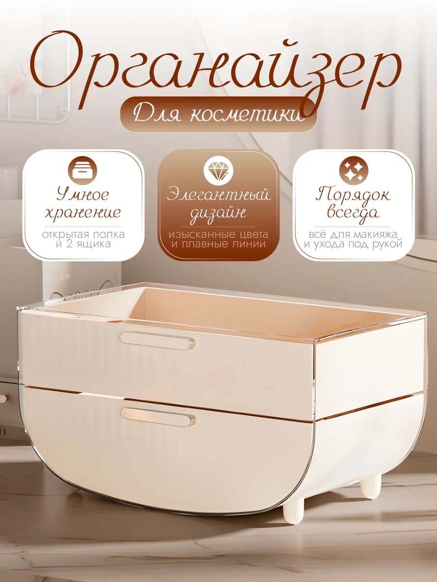 Органайзер для косметики в ванную