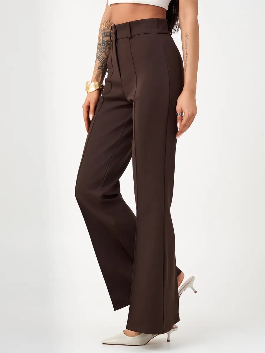 Брюки клеш от колена