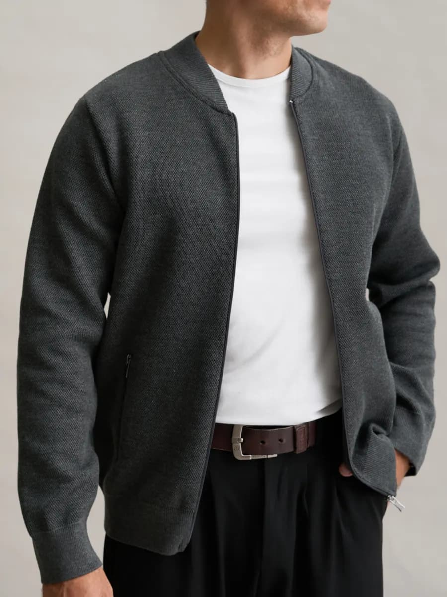 Кардиган джемпер на молнии