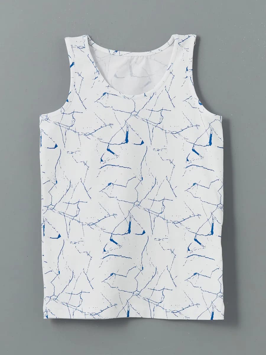 Майка для мальчиков с круглым вырезом, 2 шт. в упаковке