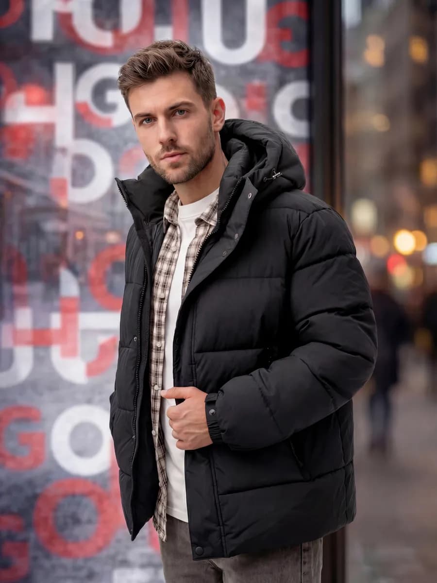 Куртка мужская зимняя черная