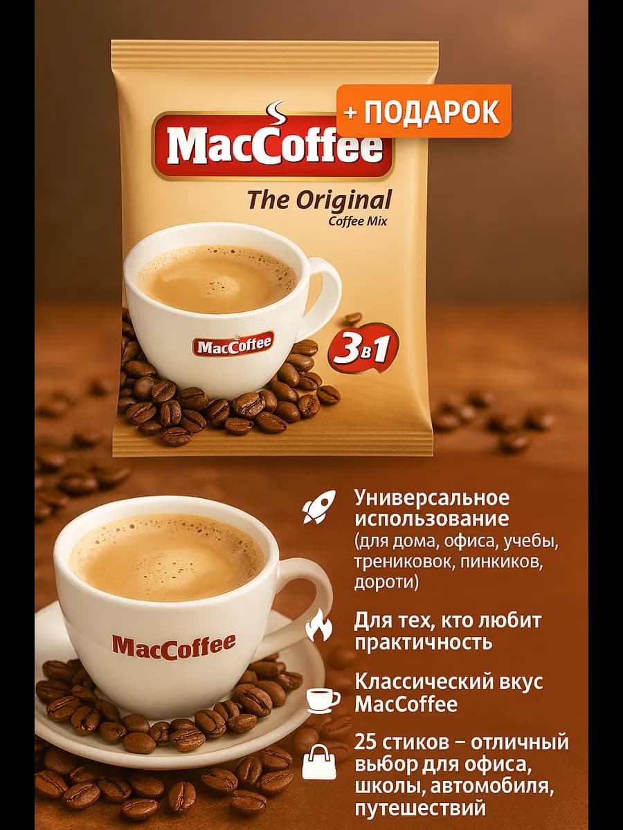 Кофе 3 в 1 Original 25 шт