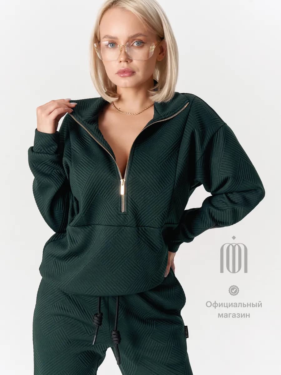 Спортивный костюм брючный на молнии