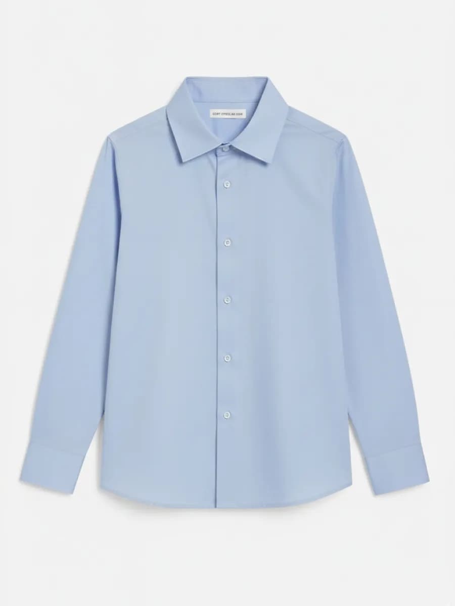 Рубашка детская классическая прямого кроя