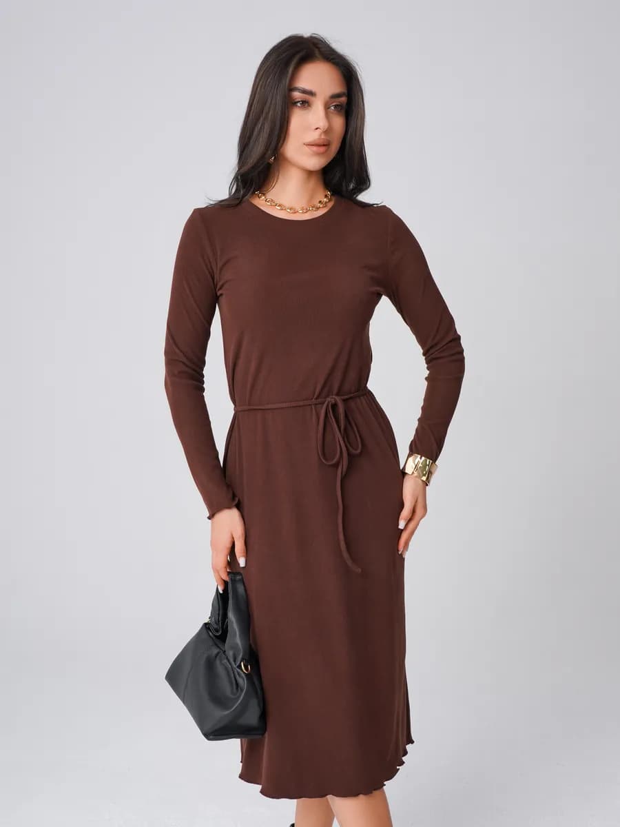 Платье лапша теплое