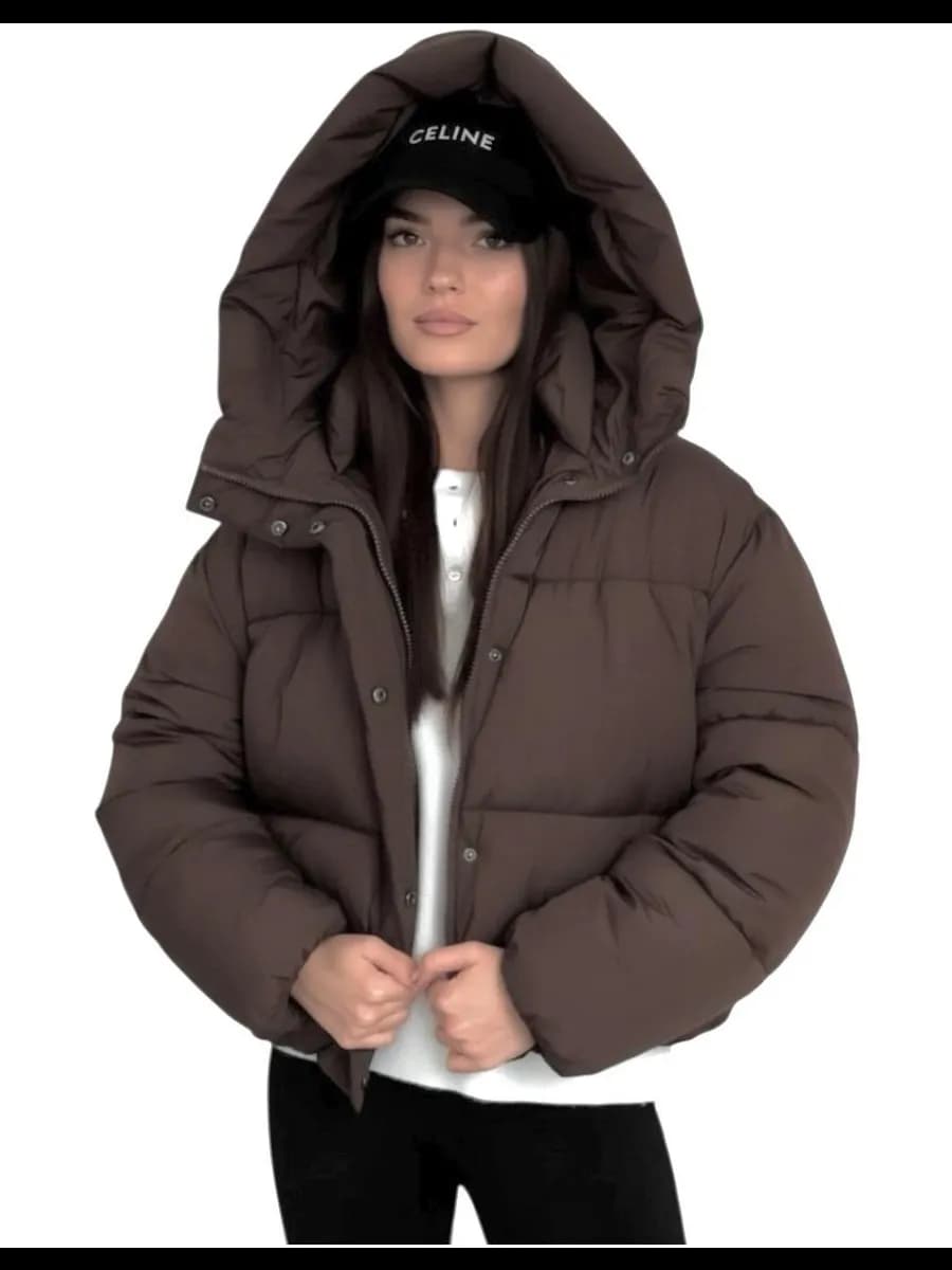 Куртка осень зима с капюшоном