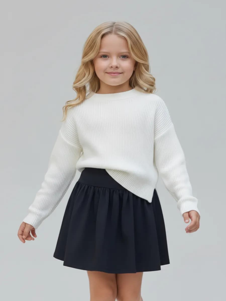 Юбка шорты школьная