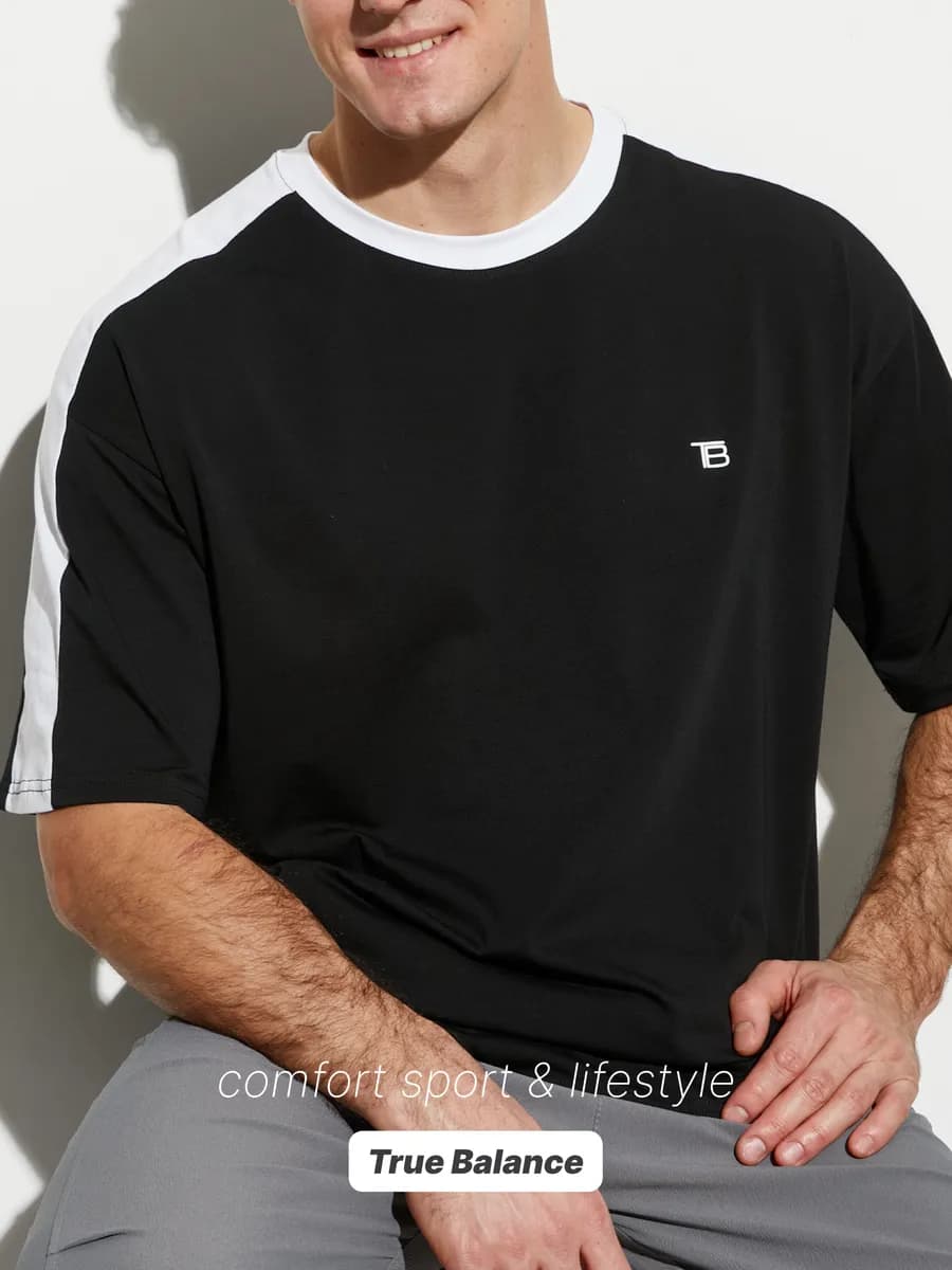 Футболка мужская с круглым вырезом