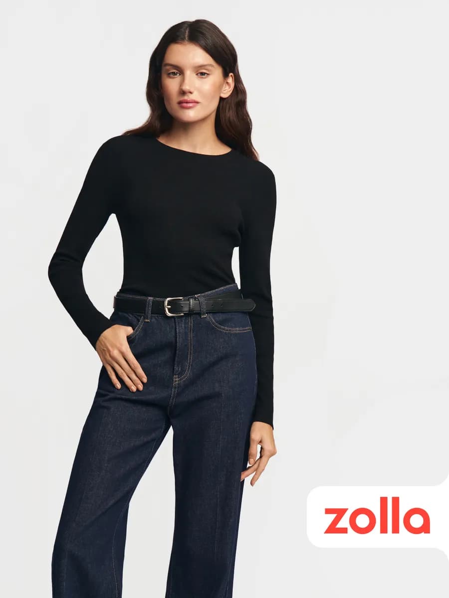 Женский трикотажный лонгслив