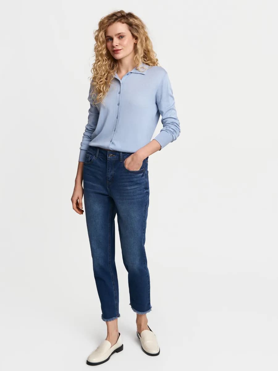 Женские джинсы Boyfriend средней посадки