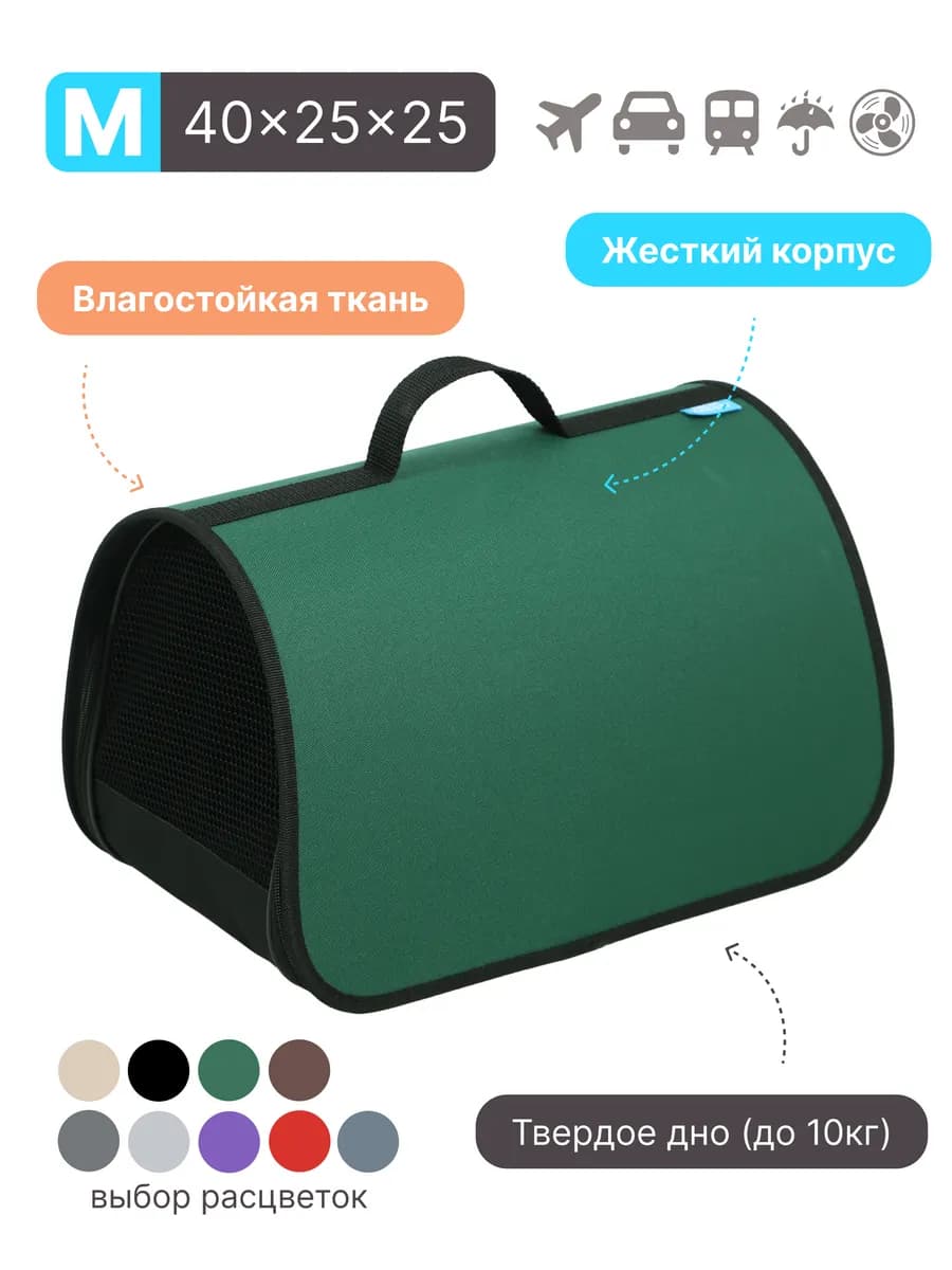 Сумка переноска для кошек и собак с ручкой