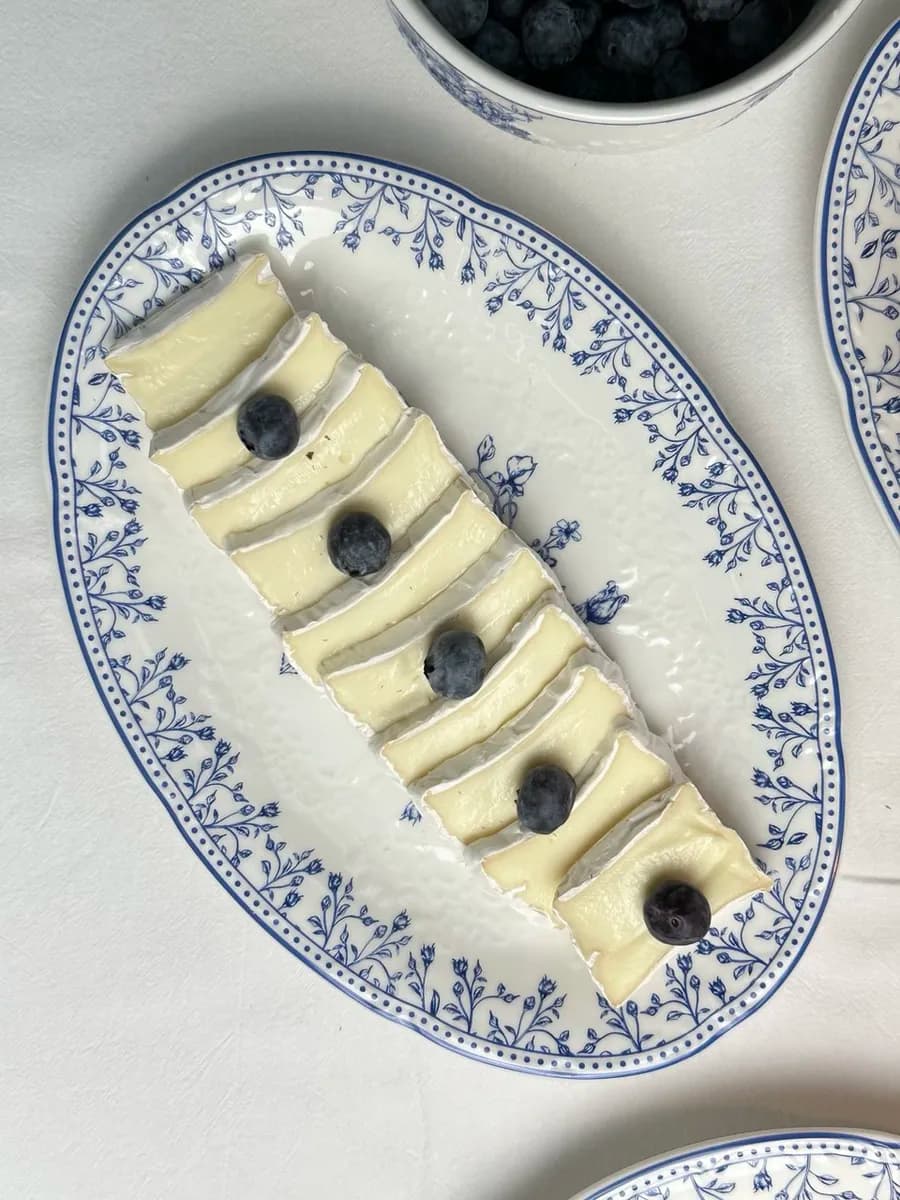 Блюдо сервировочное керамическое небольшое