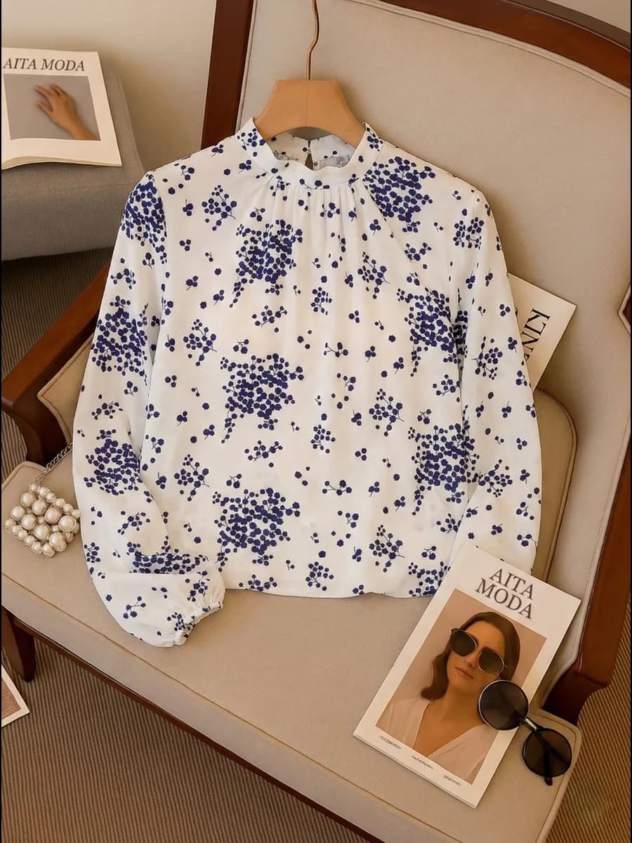 Блузка нарядная больших размеров в офис