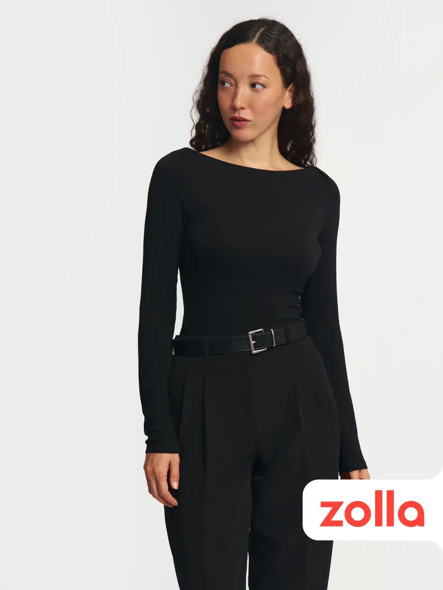 Женский лонгслив из вискозы