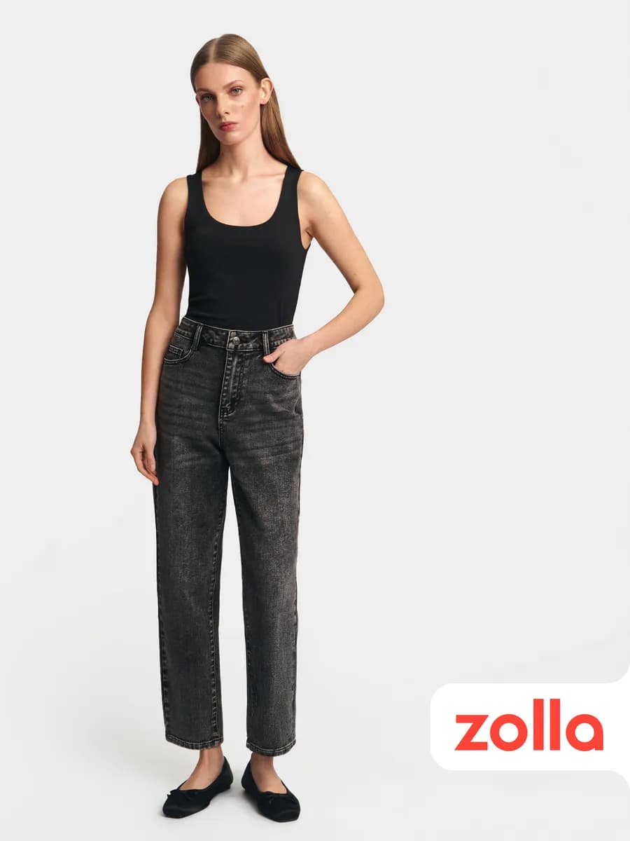 Женские высокие джинсы Mom Comfort