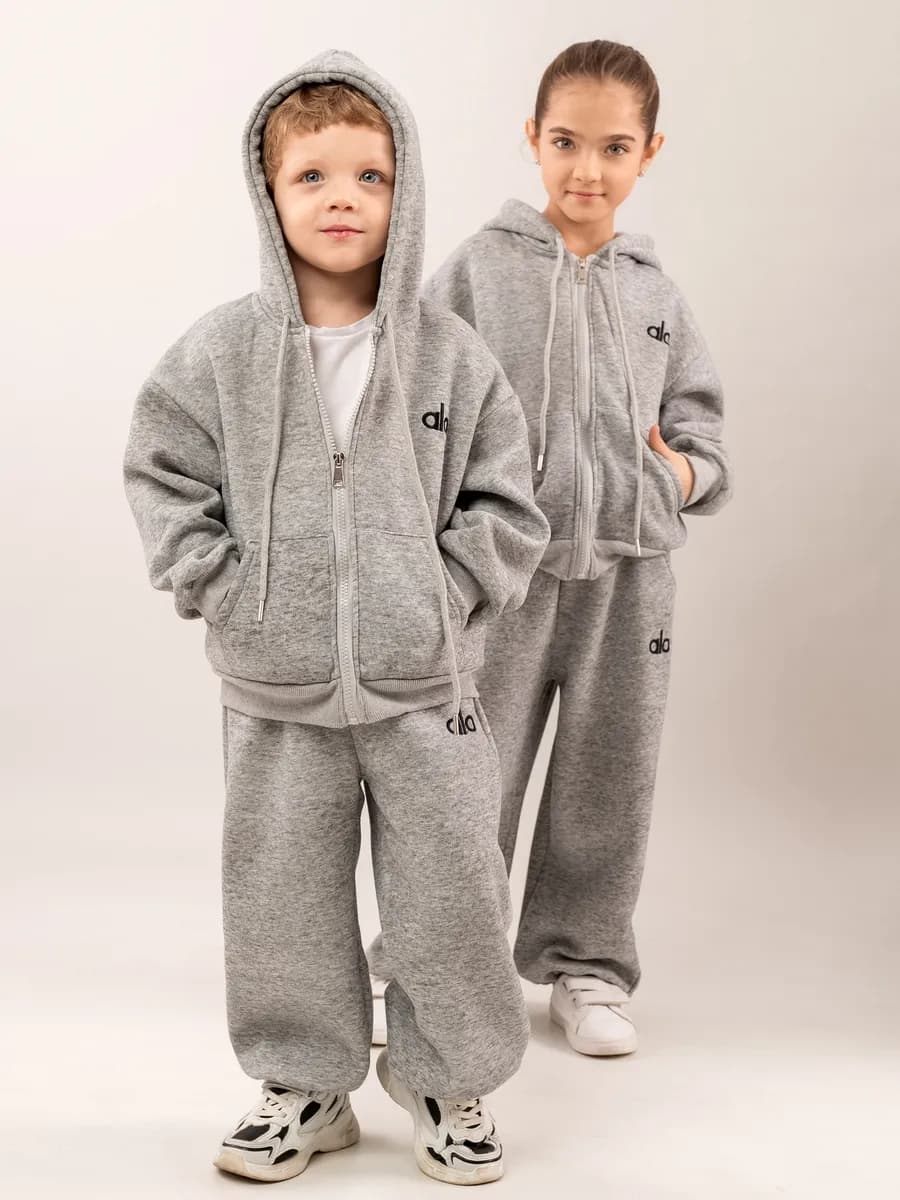 Детский спортивный костюм двойка утепленный 122 128