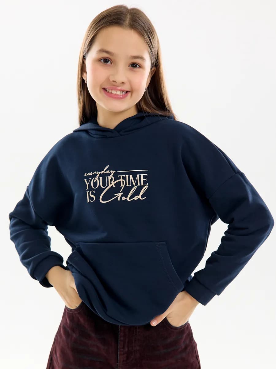 Толстовка С капюшоном и вышивкой