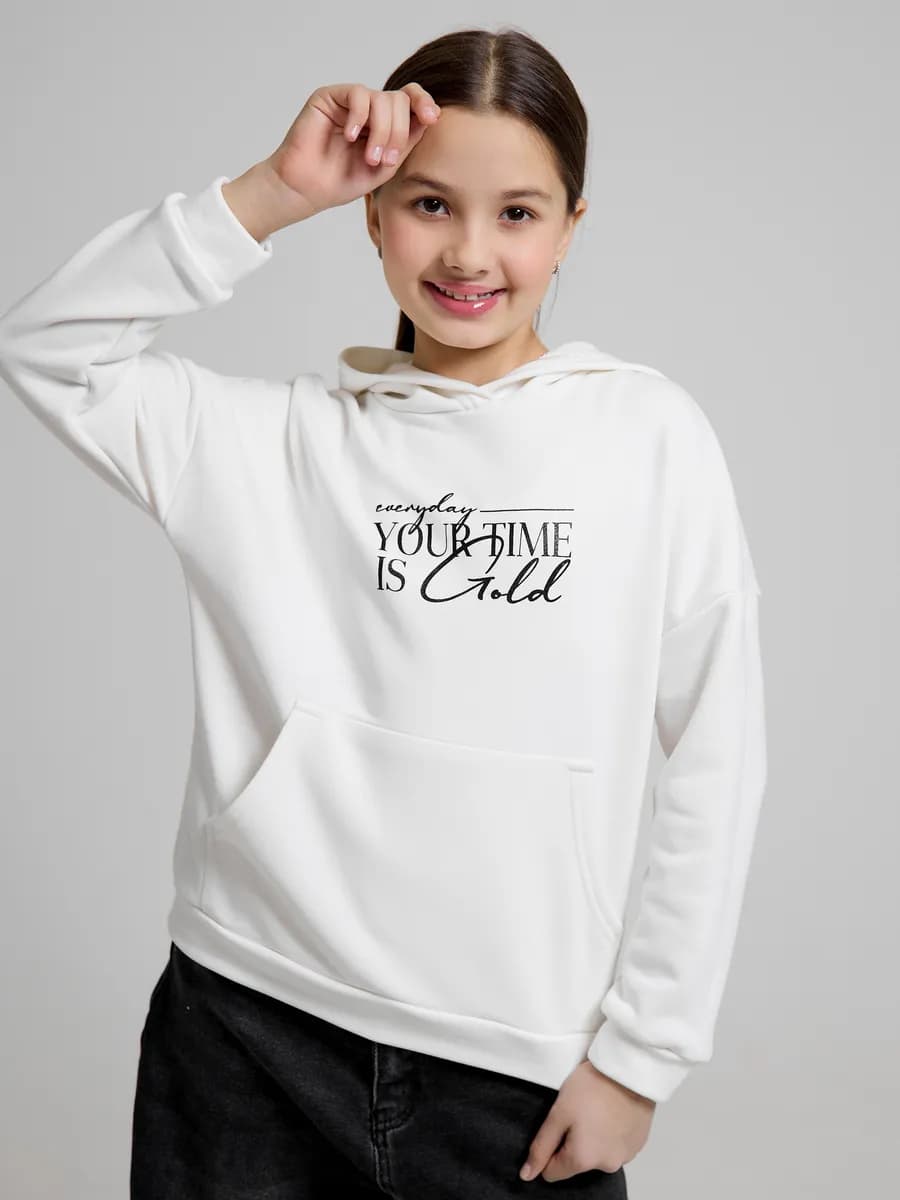 Толстовка С капюшоном и вышивкой