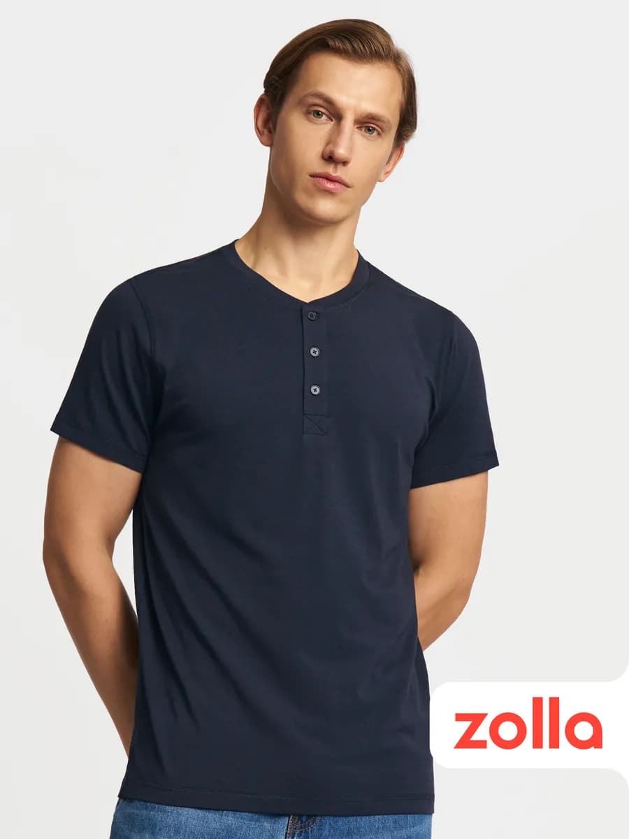 Мужская футболка хенли