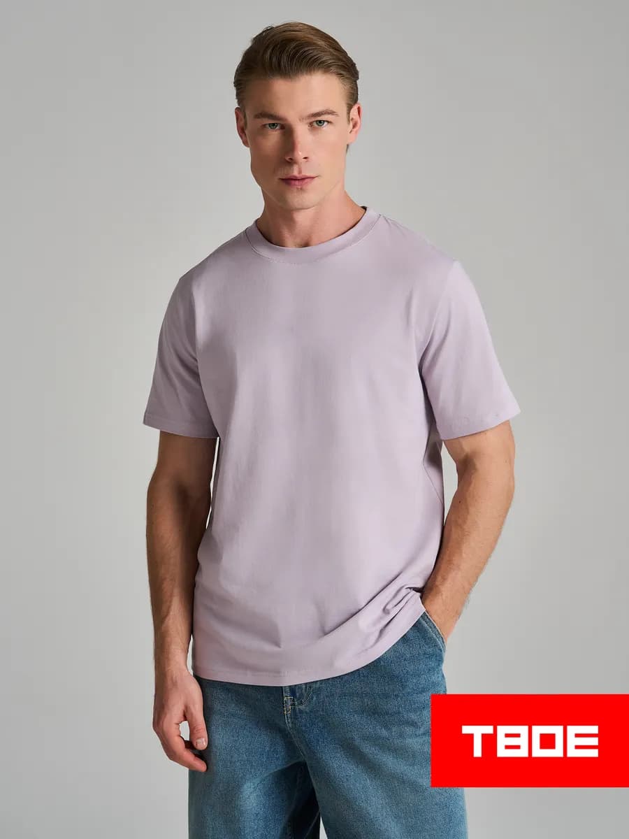 Плотная базовая классическая футболка