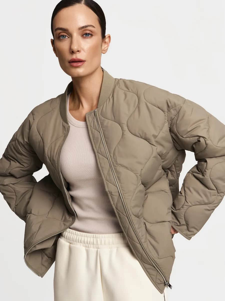 Женская оверсайз куртка на синтепоне