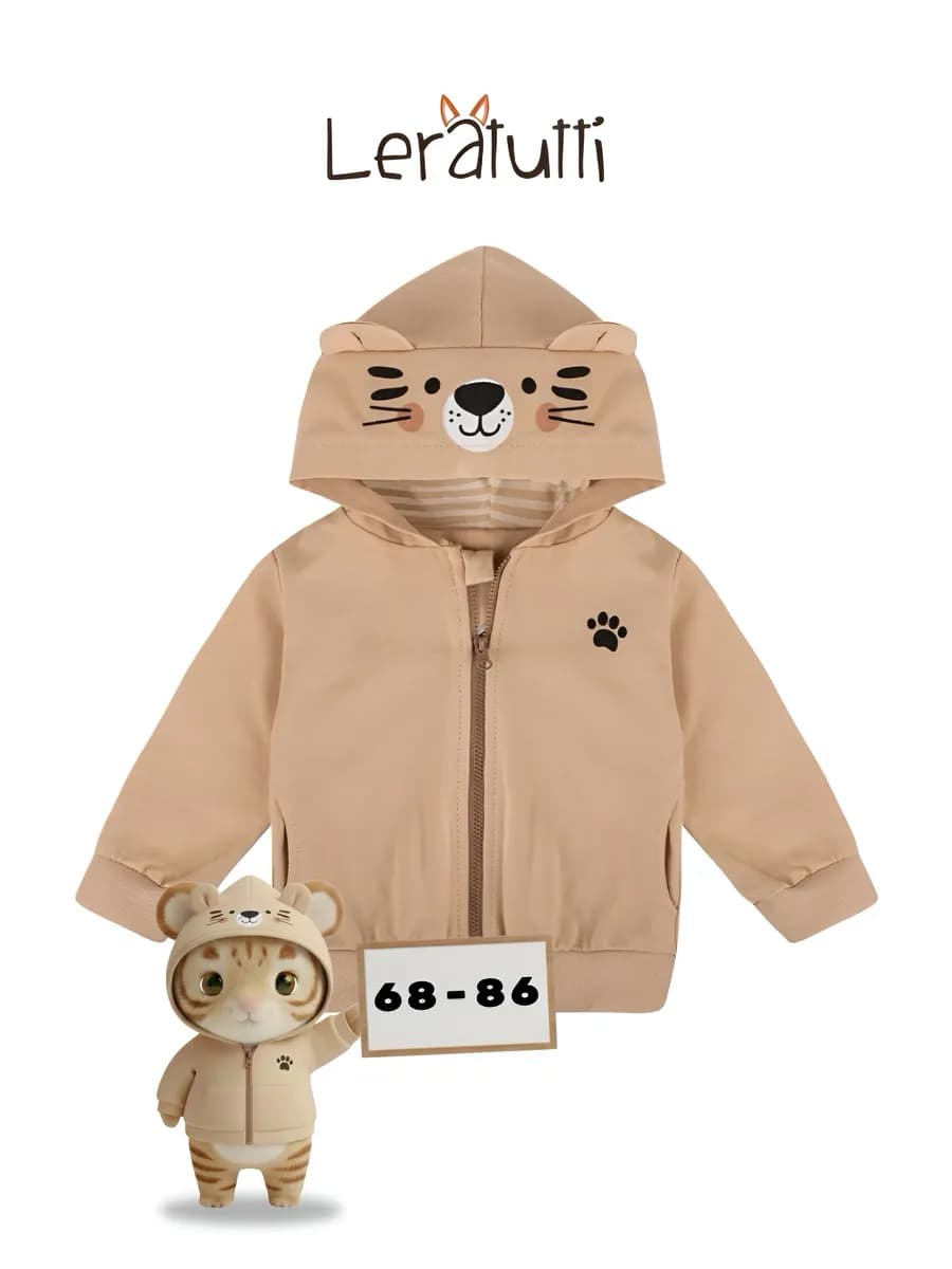 Кофта на молнии для новорожденных