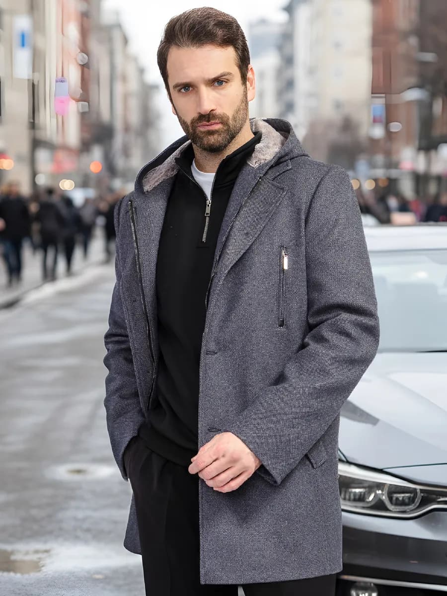 Пальто с капюшоном