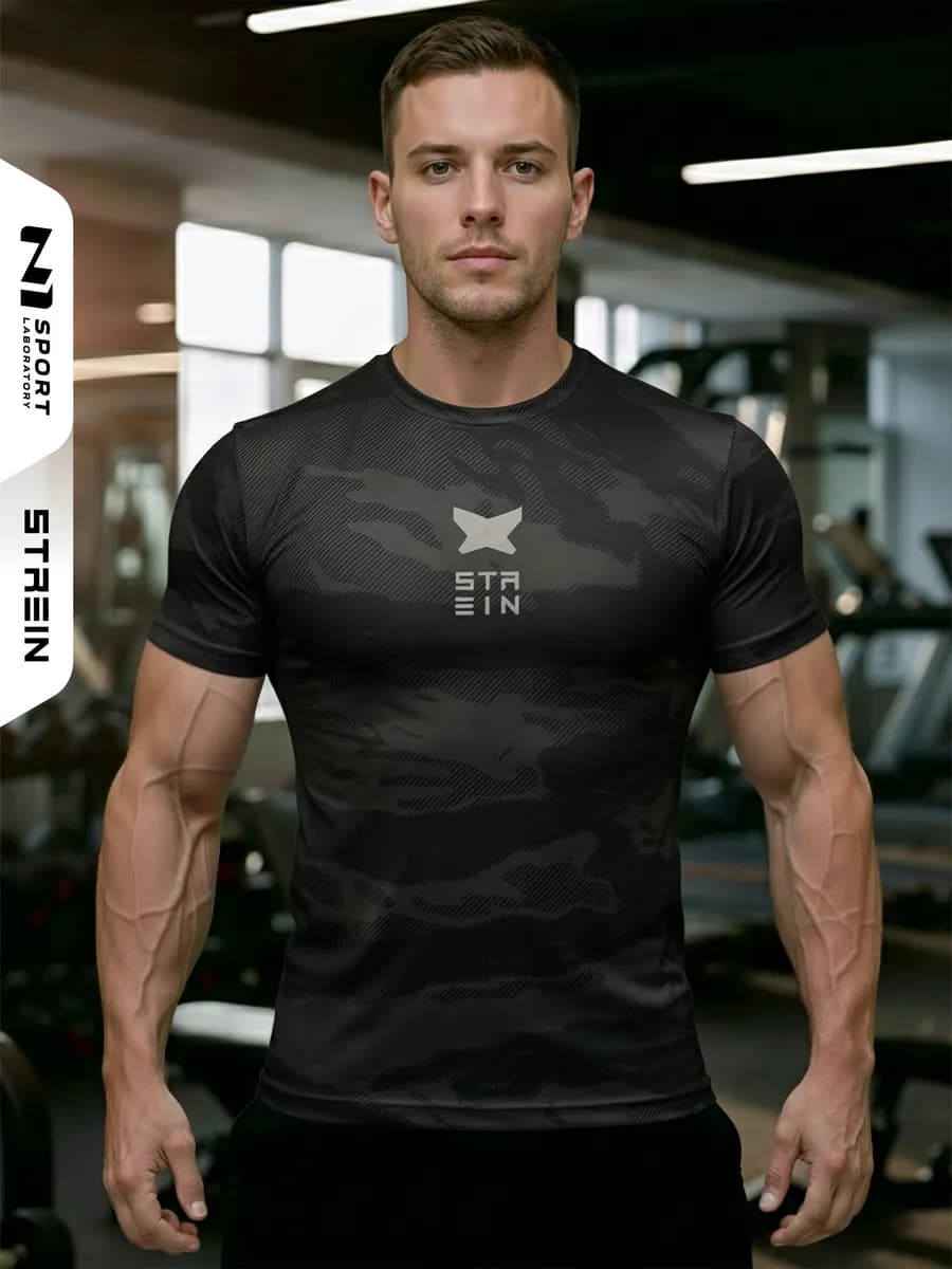 Спортивная футболка для тренировок и фитнеса в зале