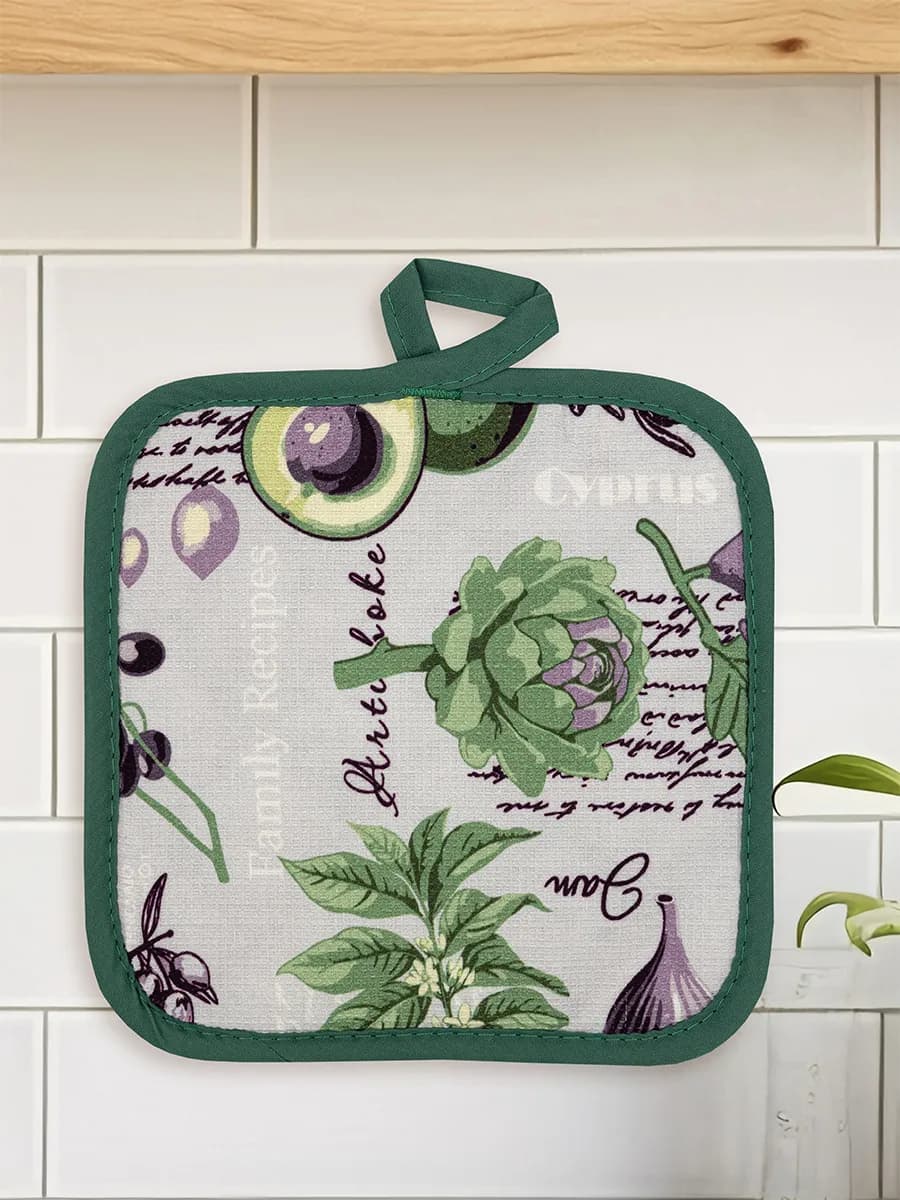 Прихватка 17х17 для кухни для горячего новогодняя