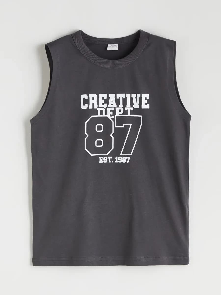 Майка с круглым вырезом для мальчиков