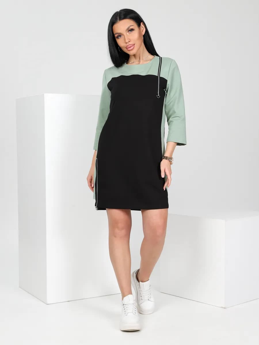 Платье женское больших размеров повседневное весеннее