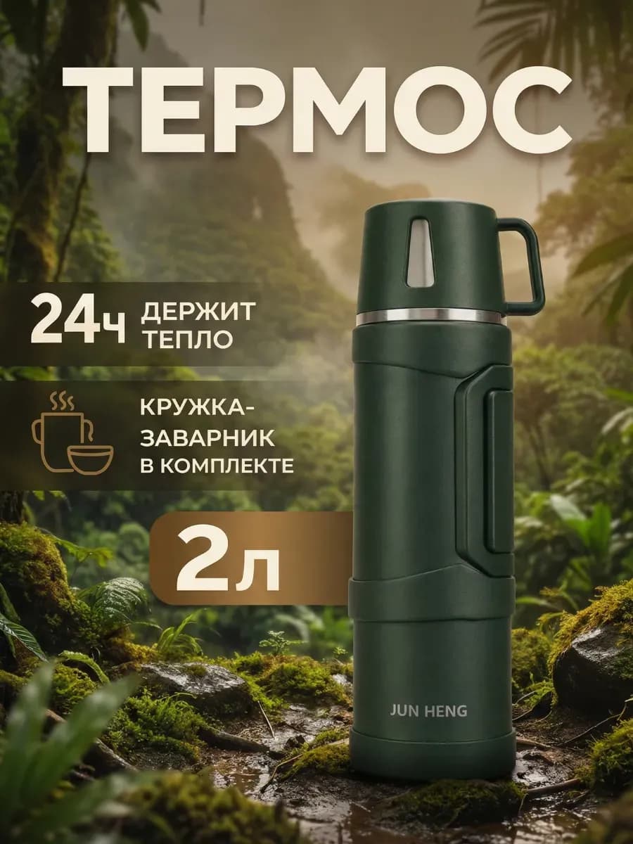 Термос 2л толстостенный