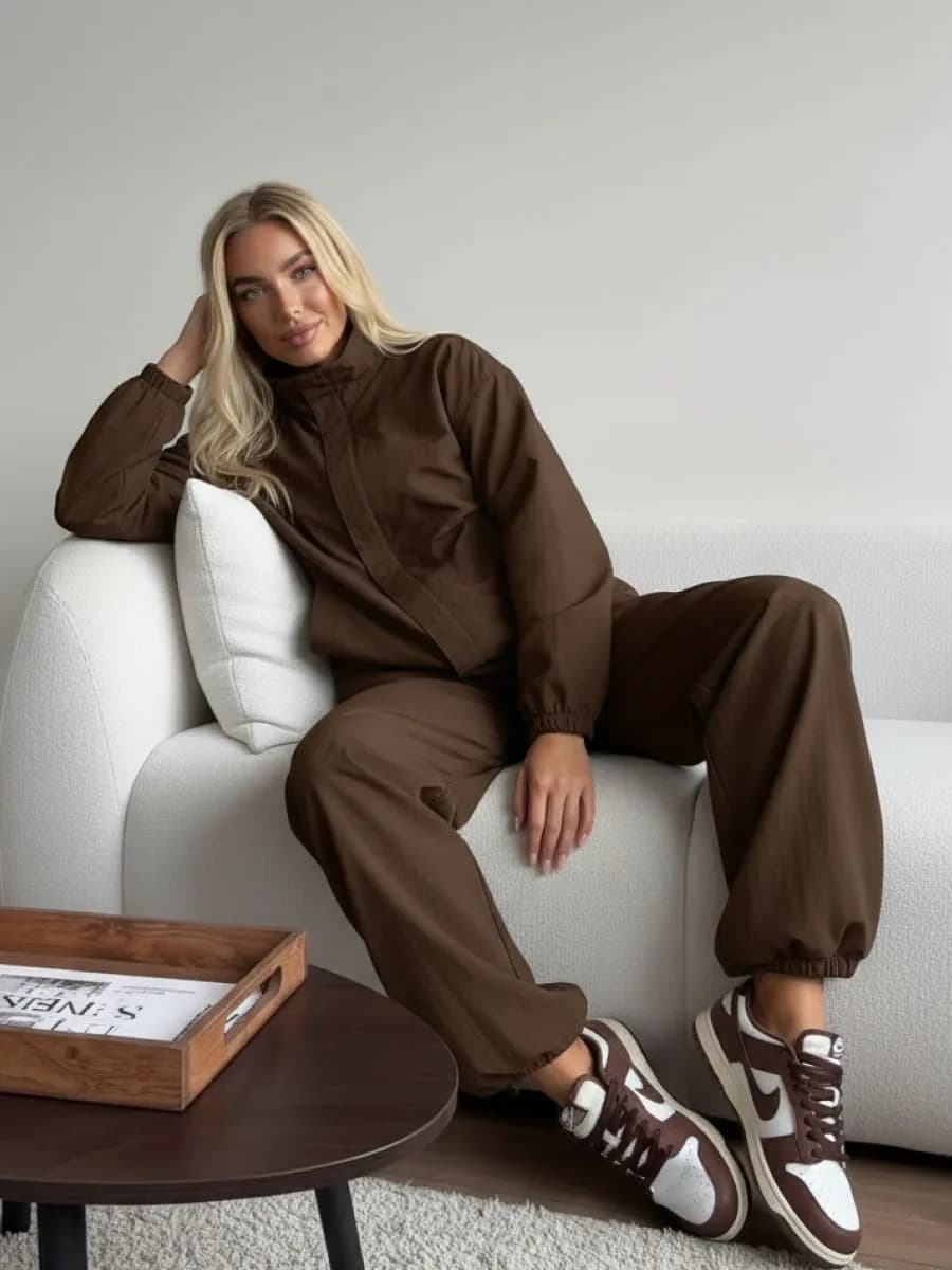 Спортивный костюм оверсайз женский