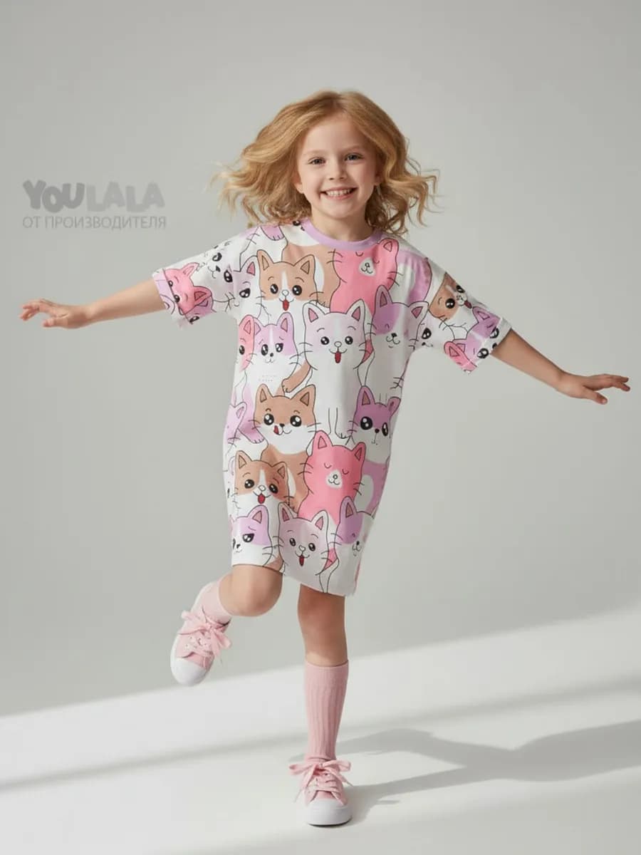 Платье домашнее для девочки