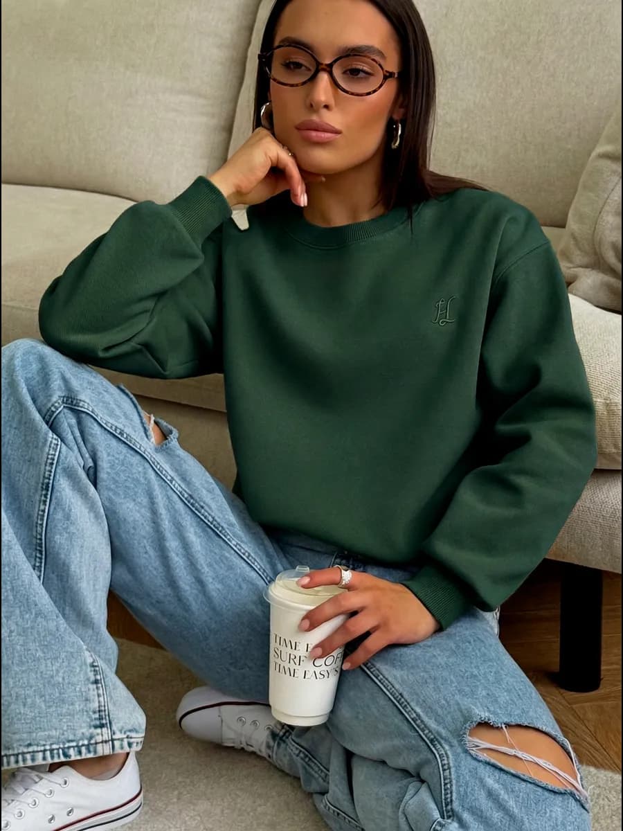 Свитшот однотонный