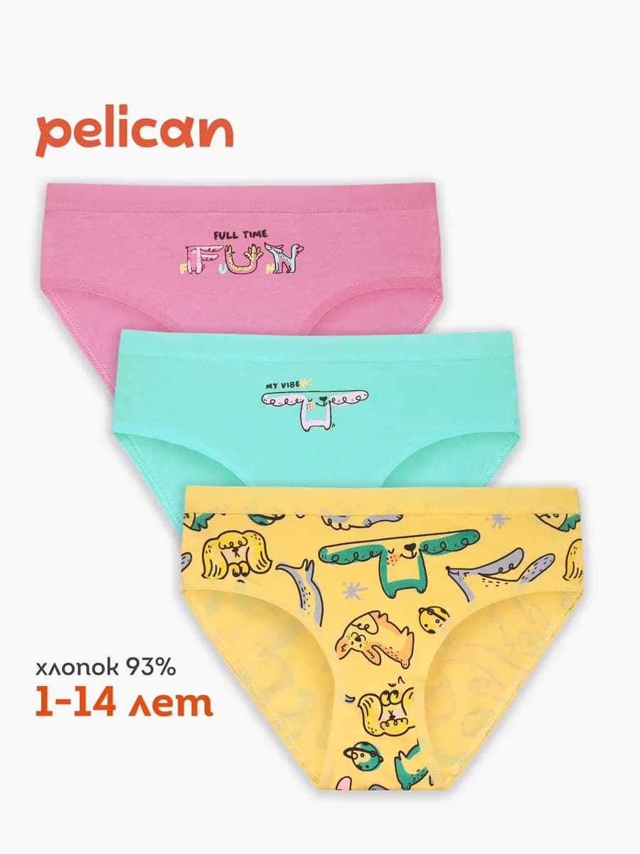 Трусы для девочки слипы подростковые плавки бельевые хлопок