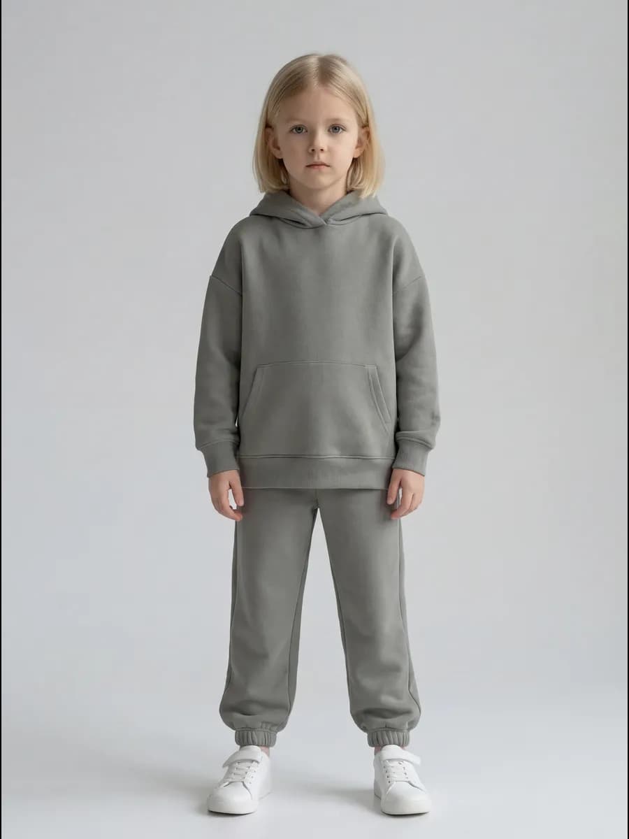 Костюм для девочки с начесом теплый