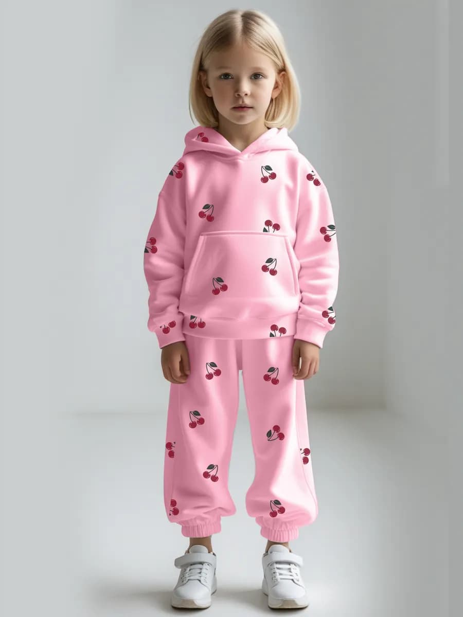 Костюм для девочки с начесом теплый