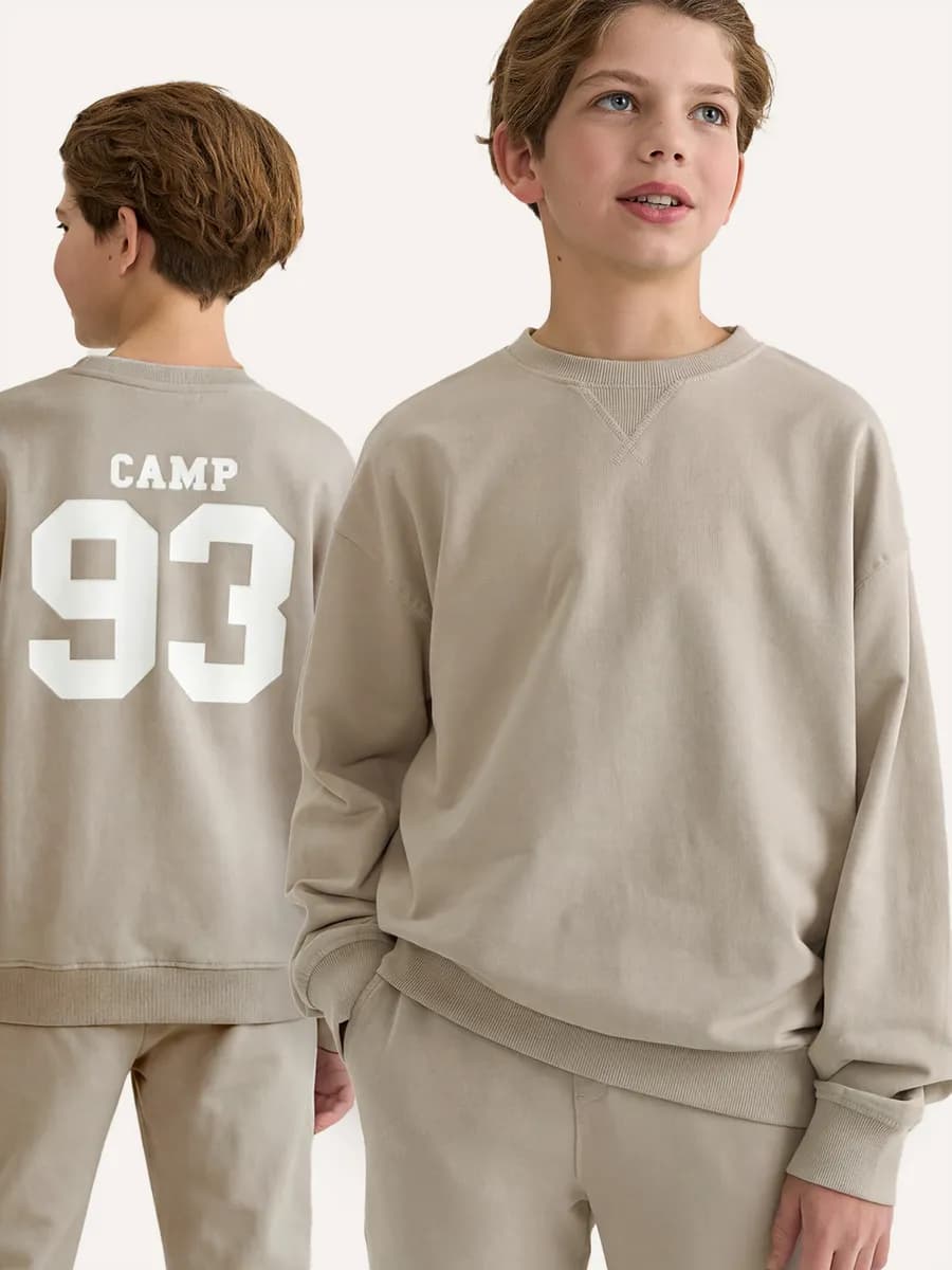 Свитшот с принтом на спине Camp 93