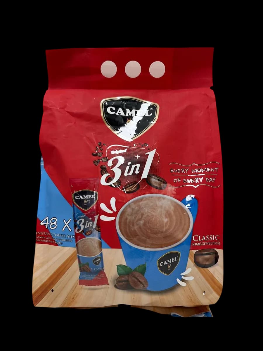 Растворимый турецкий кофейный напиток Camel, Classic 3 в 1