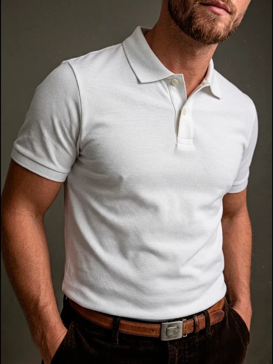 Футболка поло хлопок