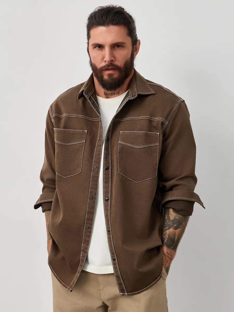 Рубашка оверсайз