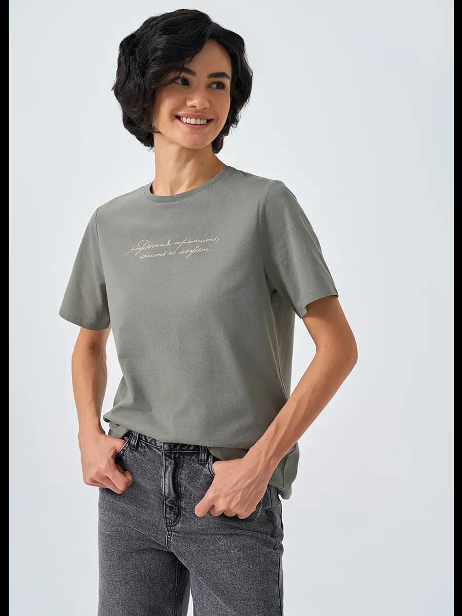 Футболка с принтом