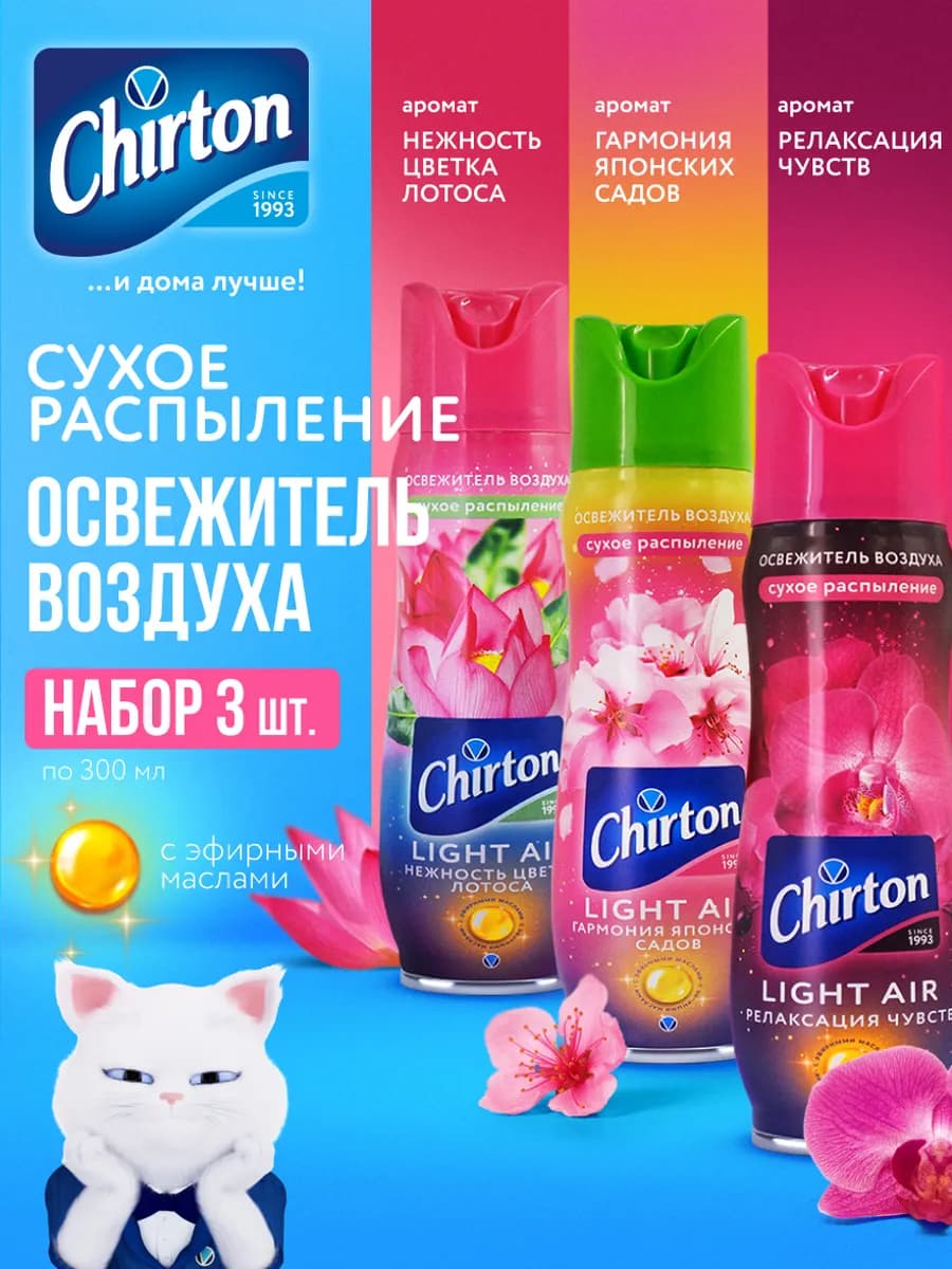 Набор освежителей воздуха для туалета, 3 шт