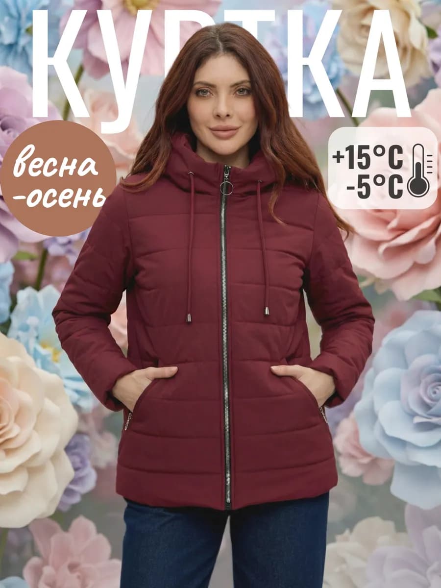 Куртка демисезонная с капюшоном