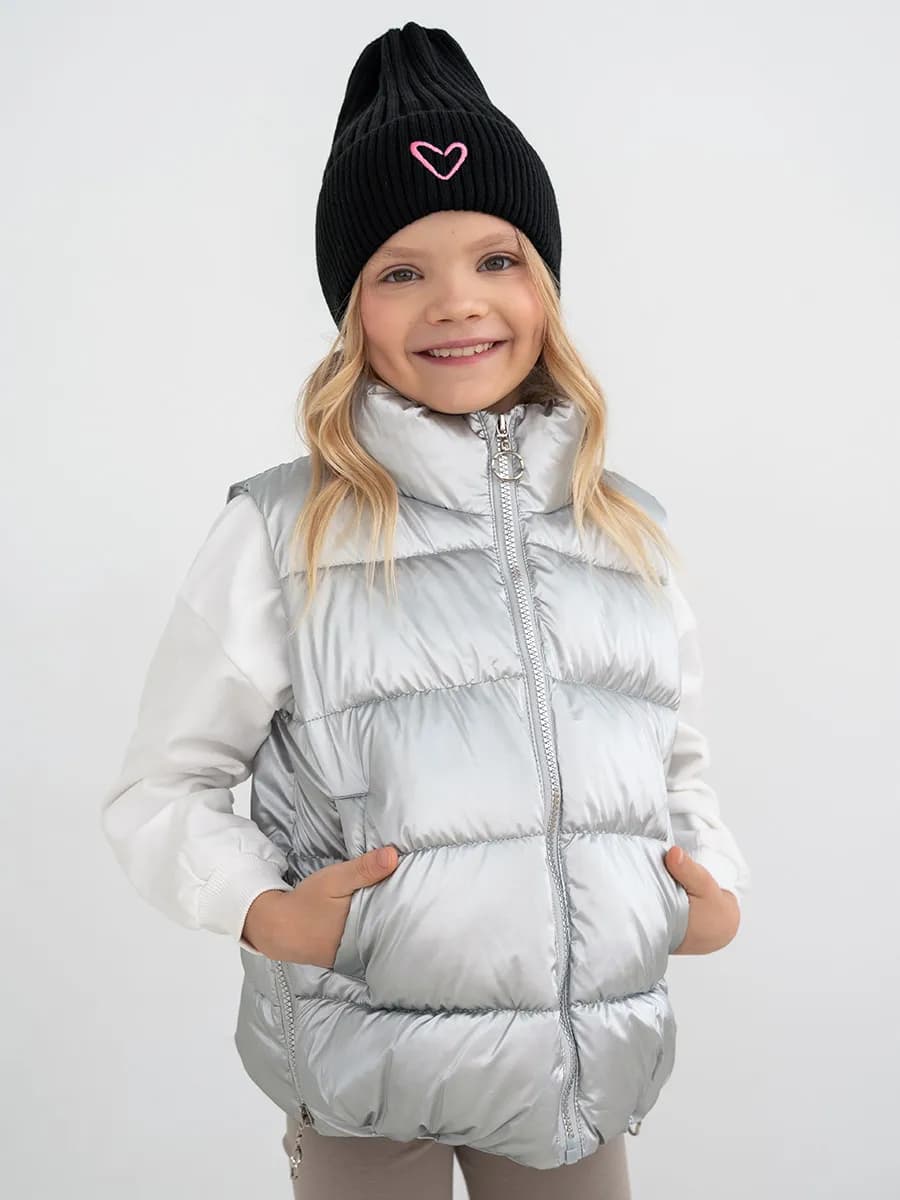 Жилет дутый стеганый демисезонный базовый