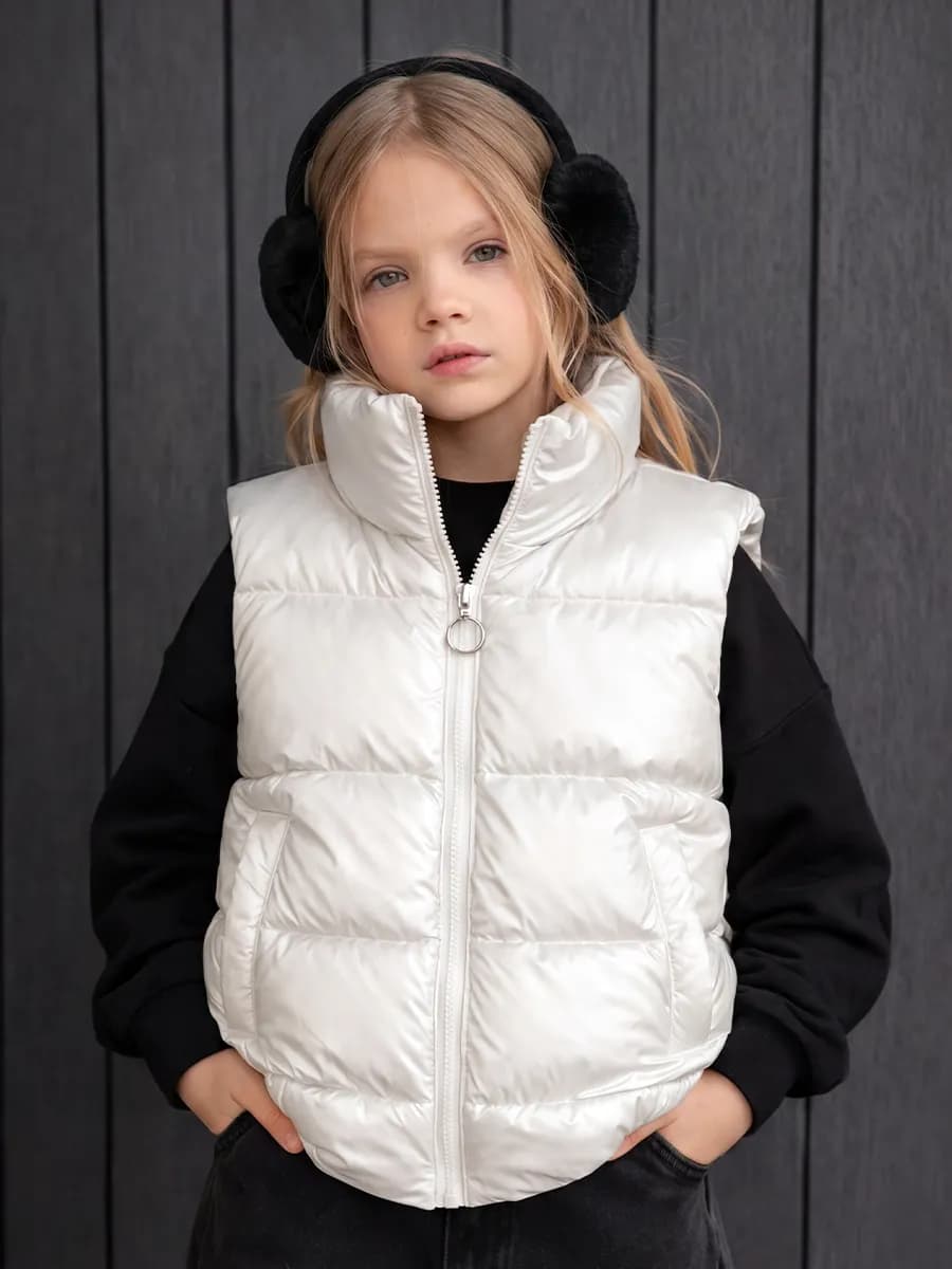 Жилет детский утепленная безрукавка